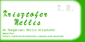 krisztofer mellis business card